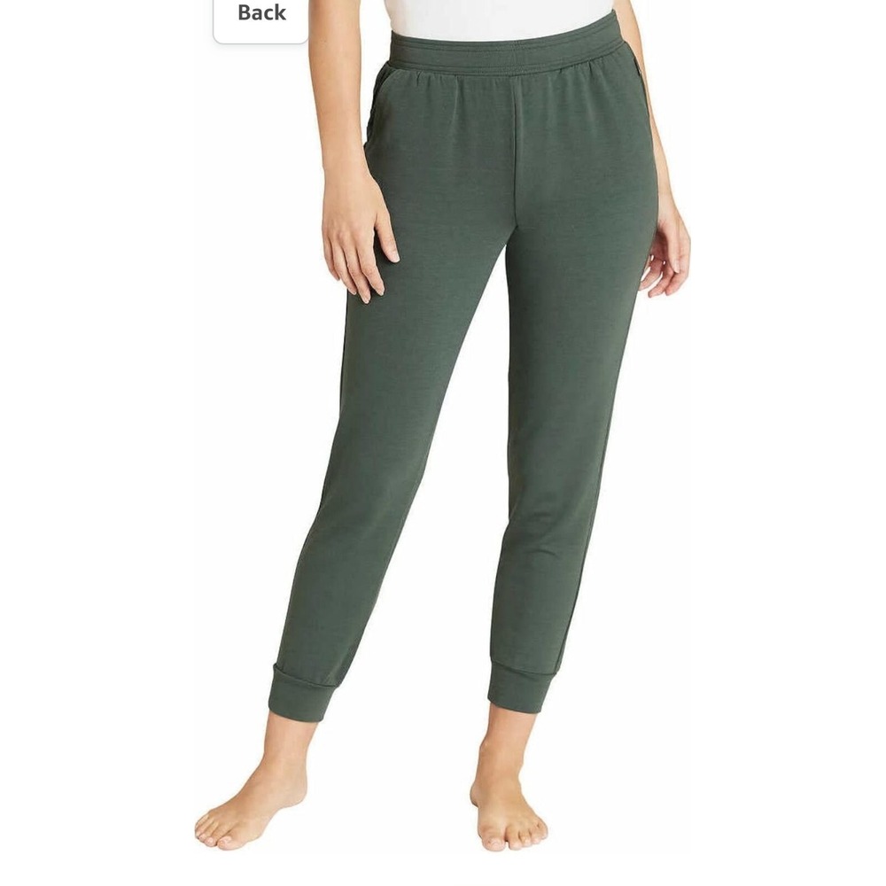NWT Eddie Bauer womens Lounge Green Clover‎ Sweatpants Size XL